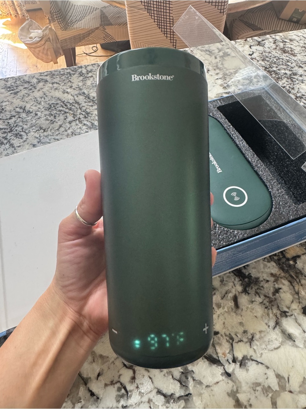 Brookstone Travel Tumbler Warmer & Charging Station - Picture 5 of 9